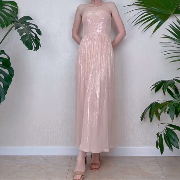 NWT Zara Long Sequin Knit Dress - 2142/071 - Picture 3 of 17